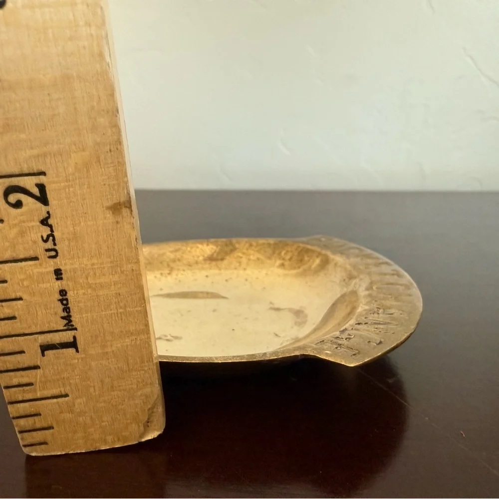 Vintage‎ Solid Brass “Pocket Change” Dish trinket decor